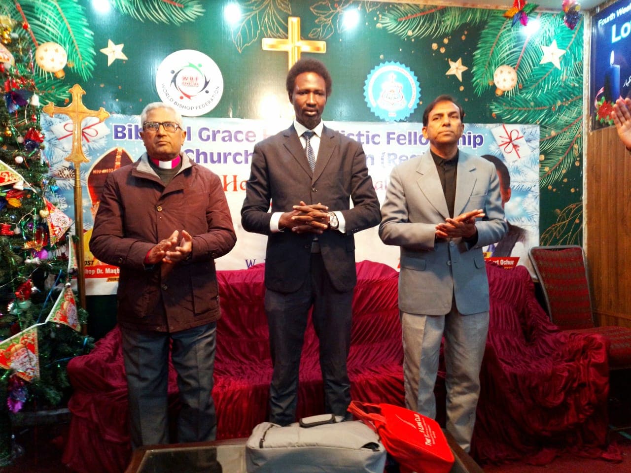 Bishop Robert Ochur  and Pakistani Pastors in Pakistan